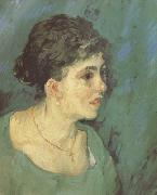 Vincent Van Gogh Portrait of a woman in Blue (nn04) oil painting picture wholesale